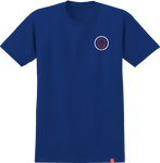 Spitfire - Classic Swirl Fade T-shirt - Royal Blue/Red-White