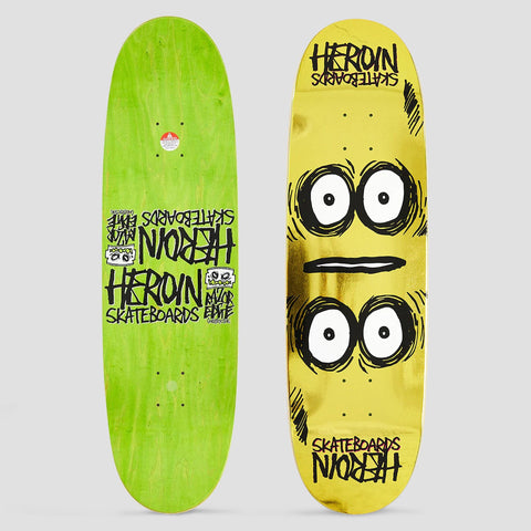 Heroin Skateboards - symmetrical Egg Gold deck 9"