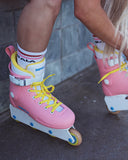 Impala Lightspeed Inline Skates - Pink/Yellow