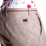 ALIS - Classic Box Logo Chino Shorts - Mocca