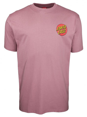 Santa Cruz - Classic Dot Chest T-shirt - Washed Grape