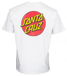 Santa Cruz - Classic Dot Chest T-shirt - Heather Grey