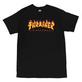 Thrasher Godzilla Flame T-shirt