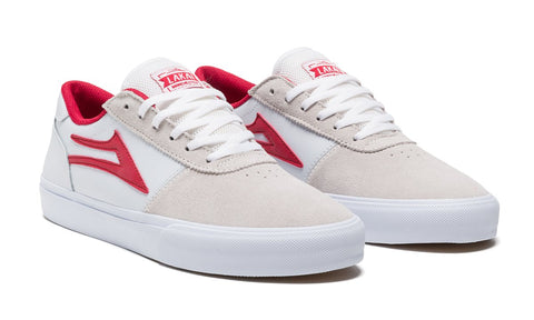 Lakai - Manchester - White/Red Suede