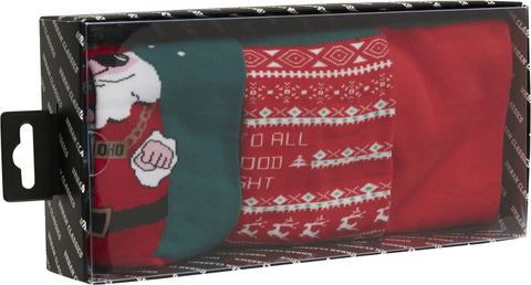 Julestrømper 3-pack - Santa