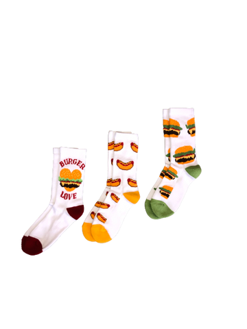 Burger socks strømper