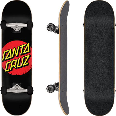 Santa Cruz - Dot Full Skateboard 8"